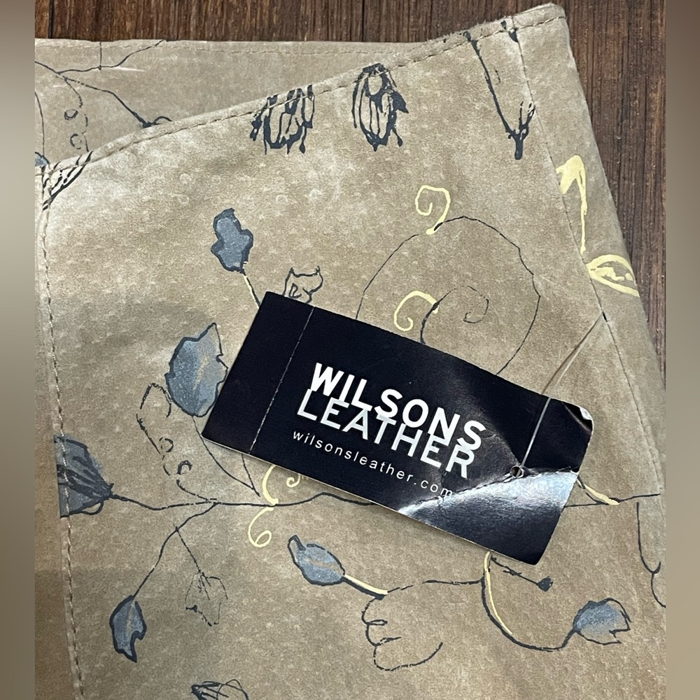 WILSONS LEATHER Vintage Floral Leather Pants - Picture 6 of 9